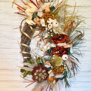 (Sold) Classy Elegant Fall Wreath